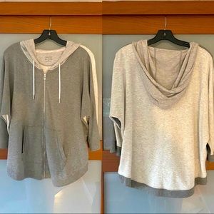 Calvin Klein zip up hoodie.